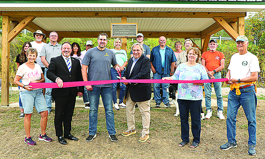 Pair of local businesses support trail shelter